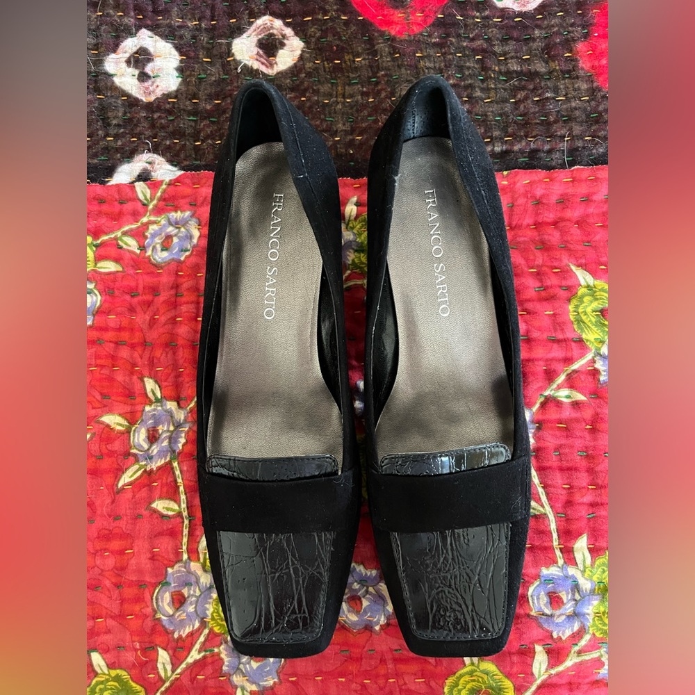 Franco Sarto Fever heeled loafer size 10